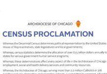 Archdiocese of Chicago Census 2020 Proclamation