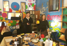 UNA COLORIDA TARDE EN EL RESCATE Trans Chicago comparte con Jóvenes Residentes