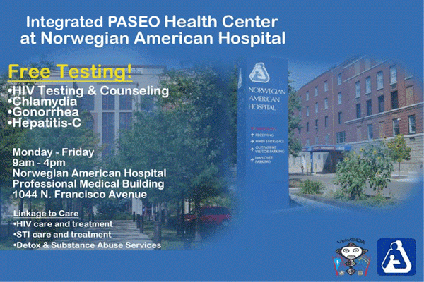 Free Testing at Norwegian American Hospital